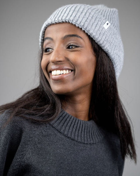 Treeanie Ribbed Cosy Cool Grey Mel